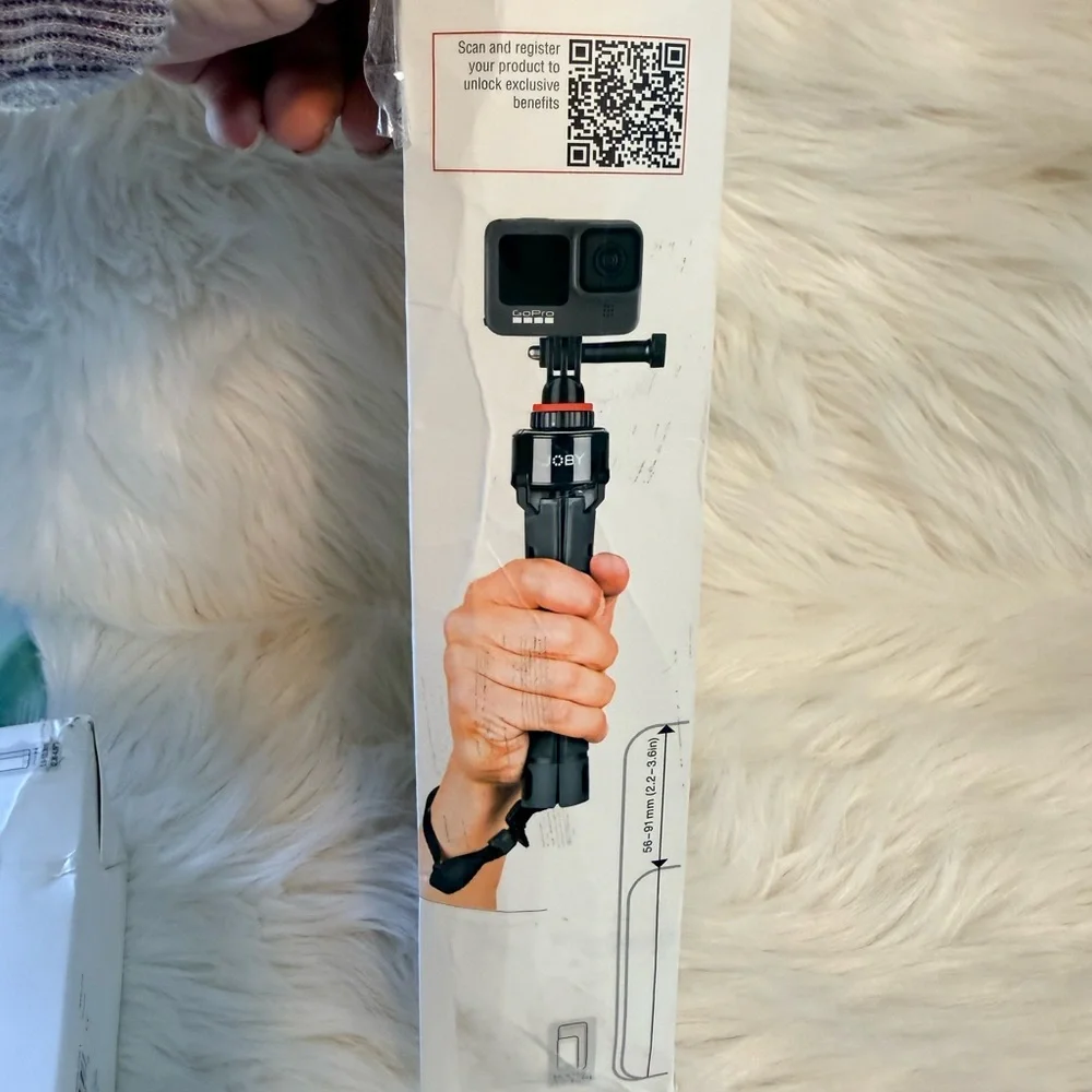 TelePod Extendable Black Travel Tripod & Selfie Stick